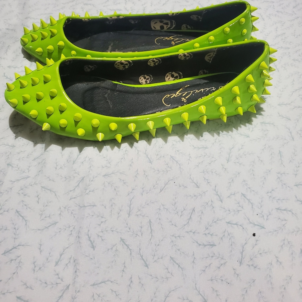 Privileged Spiked flats